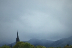 View of the Killarney National Park and St Marys Catheral, Killarney